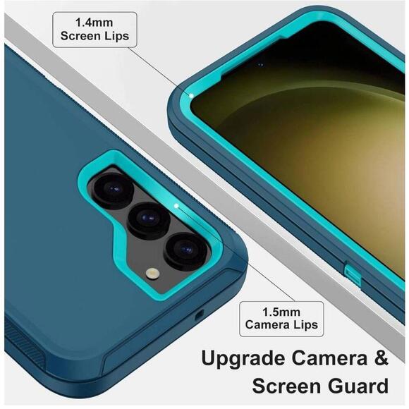 Samung Galaxy S23 Plus Case with Screen Drop Protection Cover Kickstand Belt Cli - Picture 5 of 6